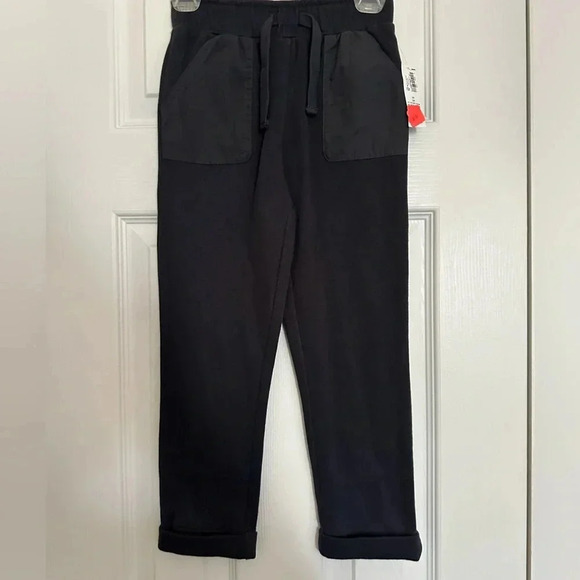 NWT Old Navy - Navy Blue Fleece-Lined cargo style knit pants. 5T - Picture 1 of 5